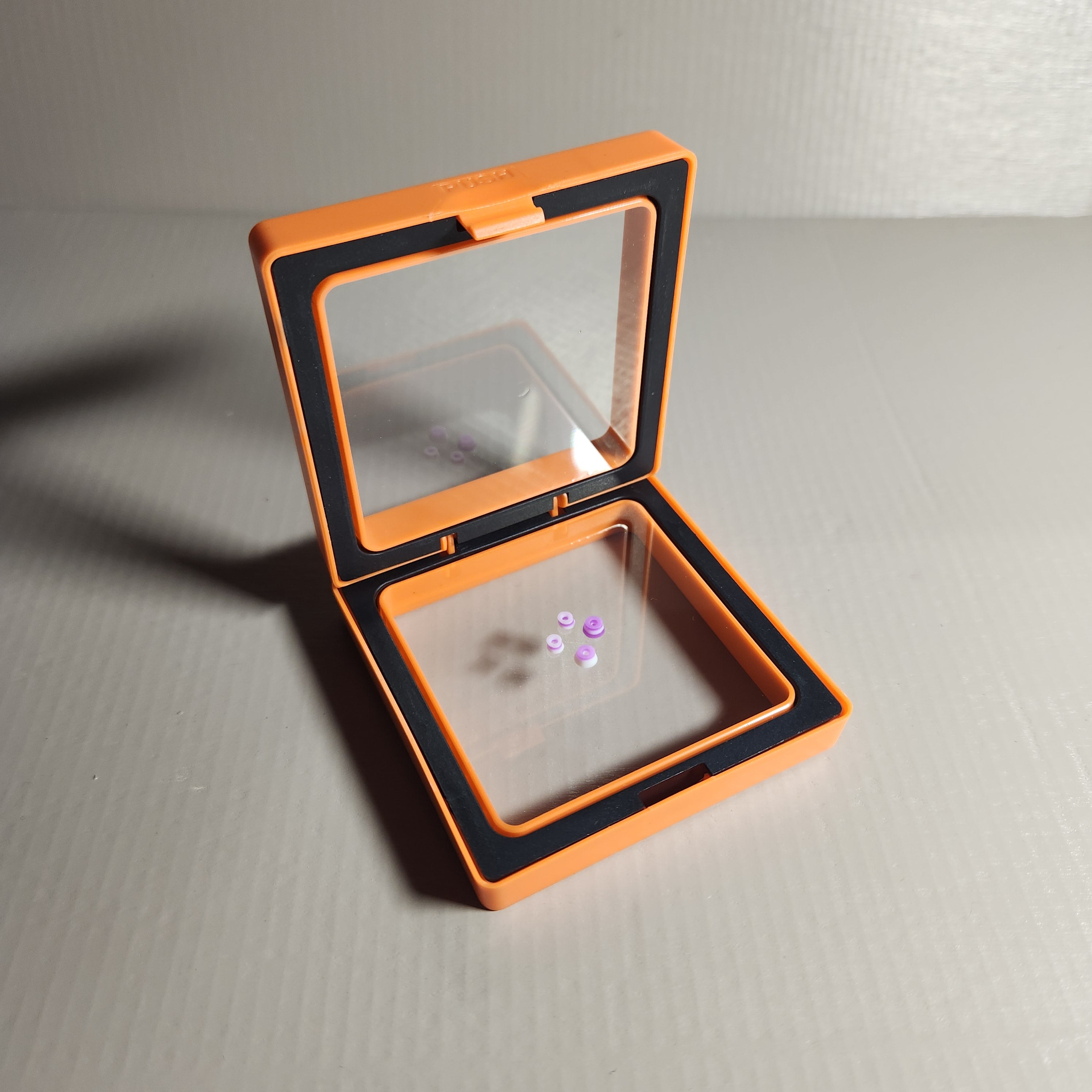 White & Purple | 78a Arkonic Fingerboard Bushings - Not UV Fluorescent