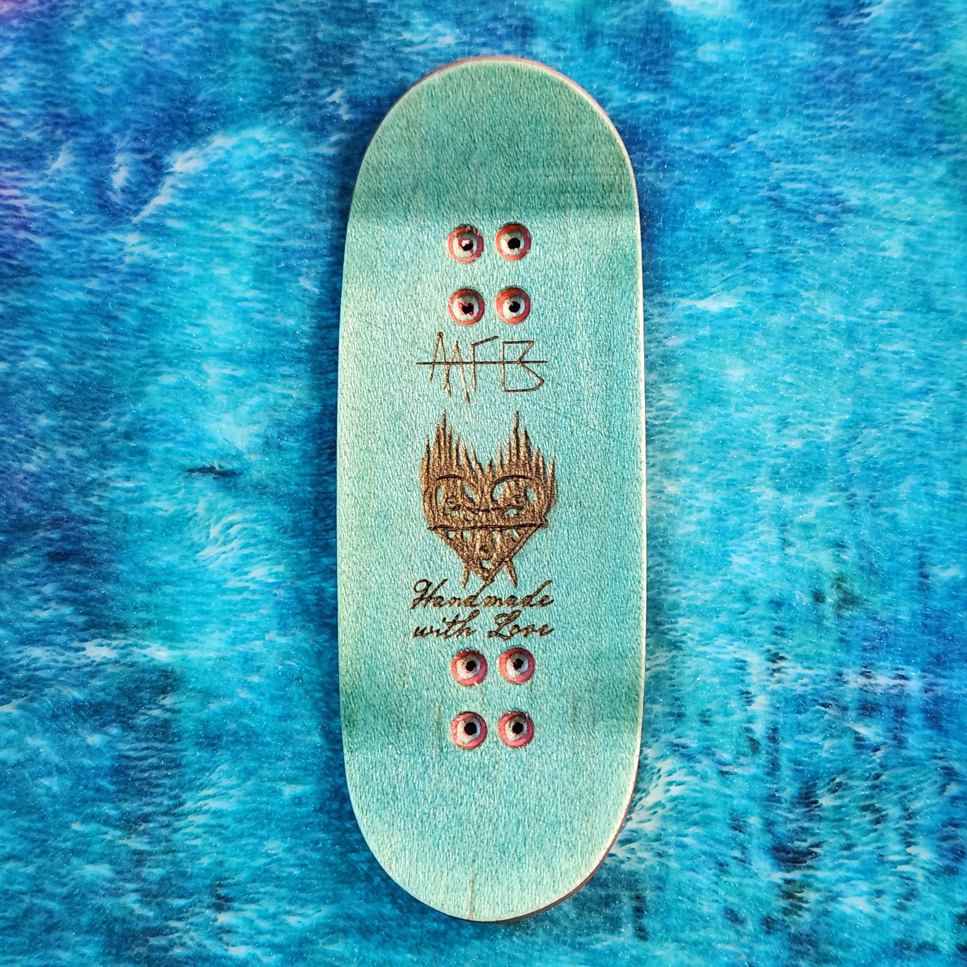 Cherry Blossom Warrior - 36mm Fingerboard Blem Deck