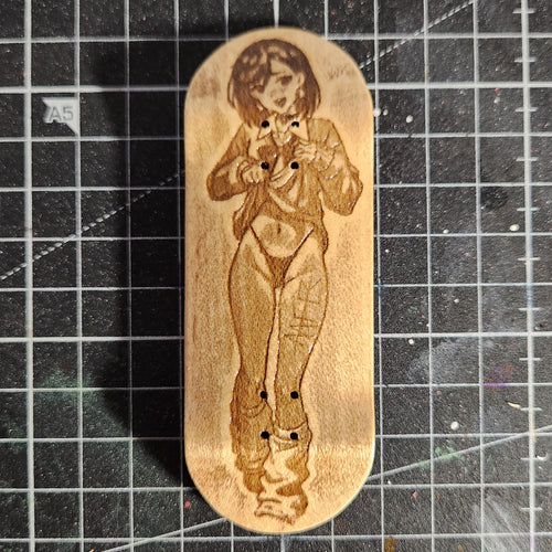 (NSFW) Momoko Blush - 36mm Fingerboard Deck