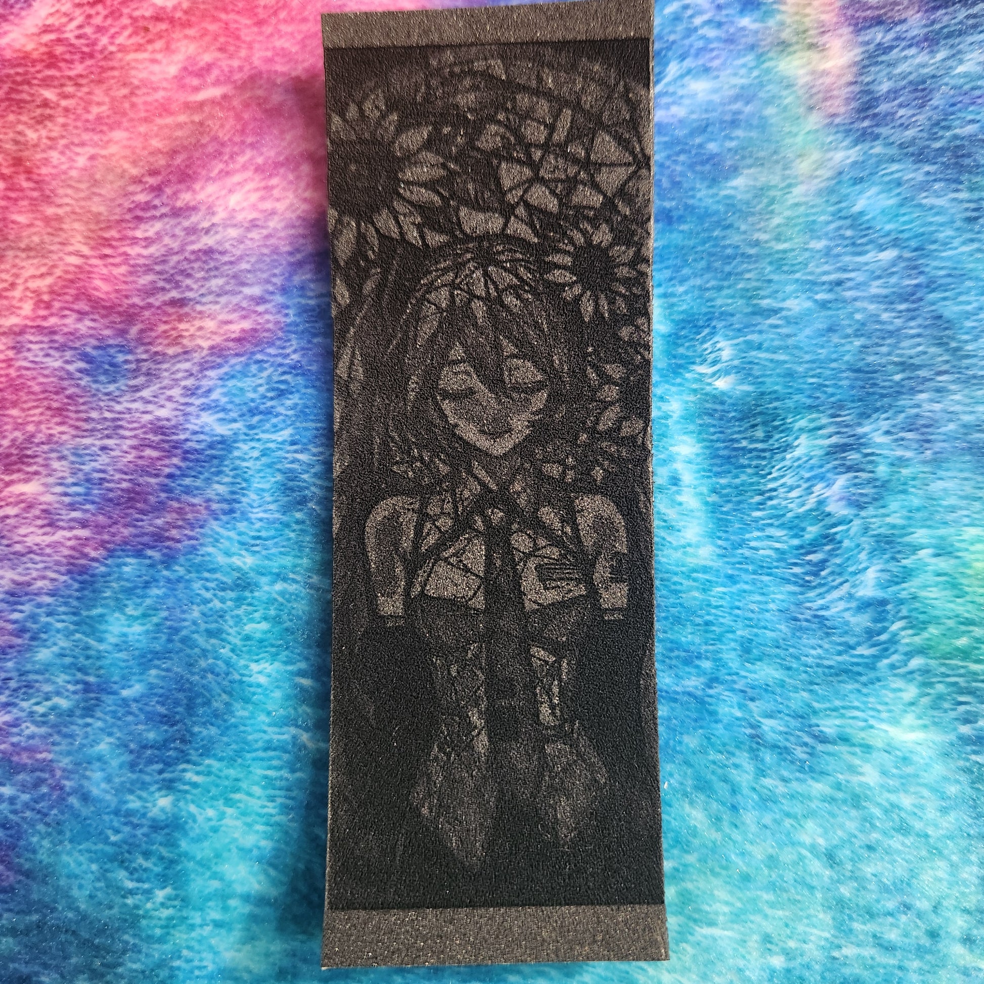 Stained Glass Miku | 1mm Thick Pro Fingerboard Griptape