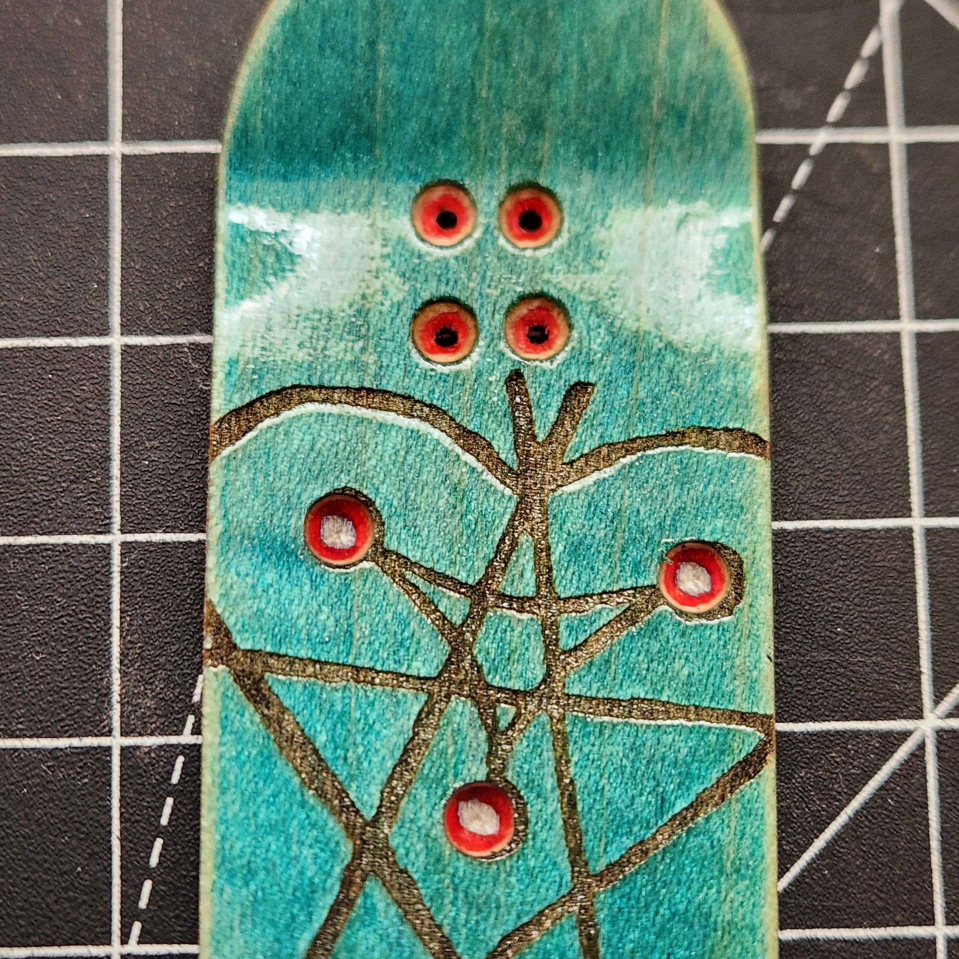 A Knight Proudly Wears Her Kingdom - 34mm Fingerboard Deck | OG POP - Popsicle