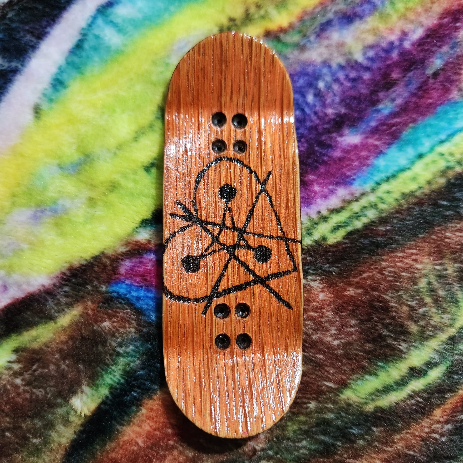 DE STIJL #1 ORANGE | Handmade 34mm Deck