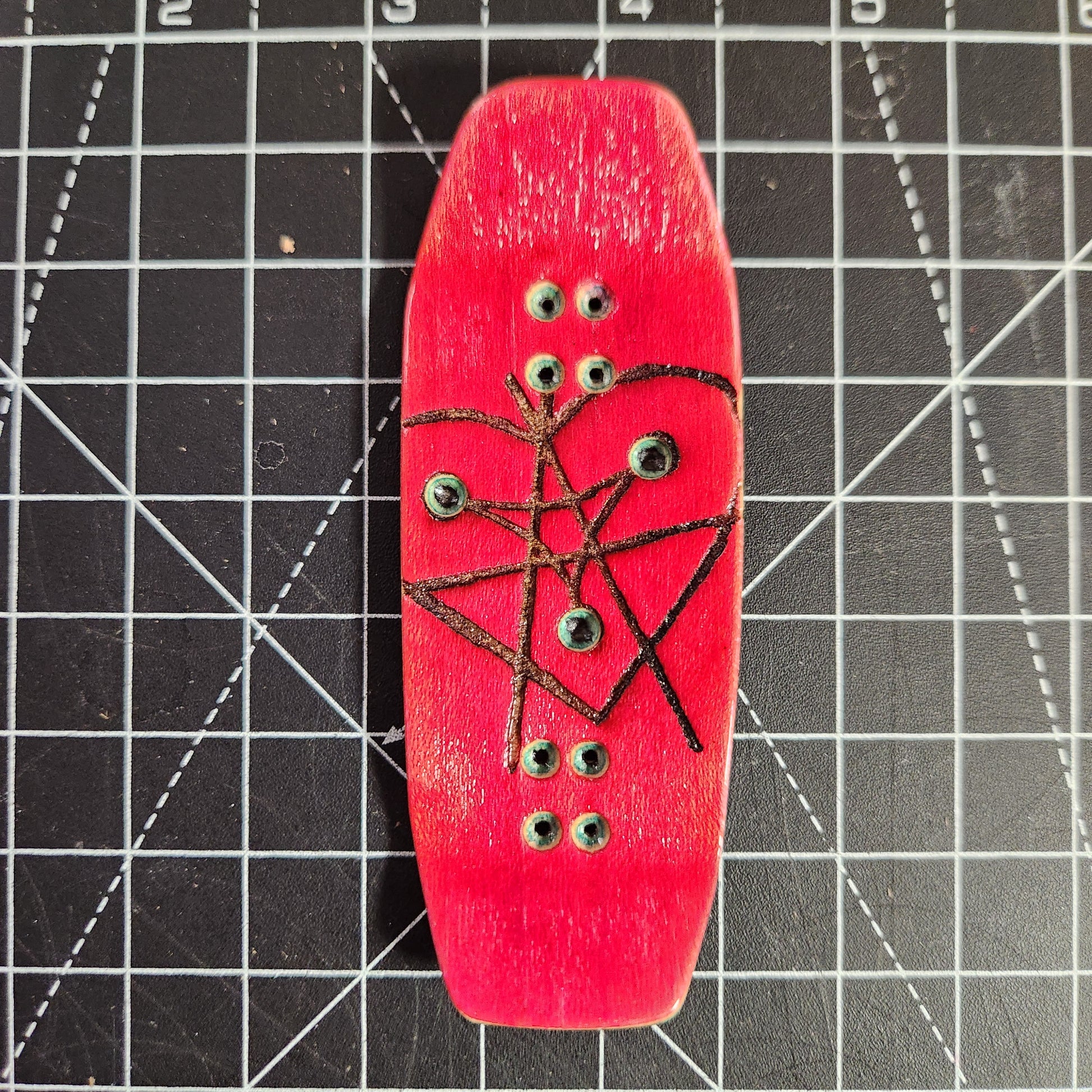 Face The Shadow - 34mm Fingerboard Deck | TRADITION - Popsicle