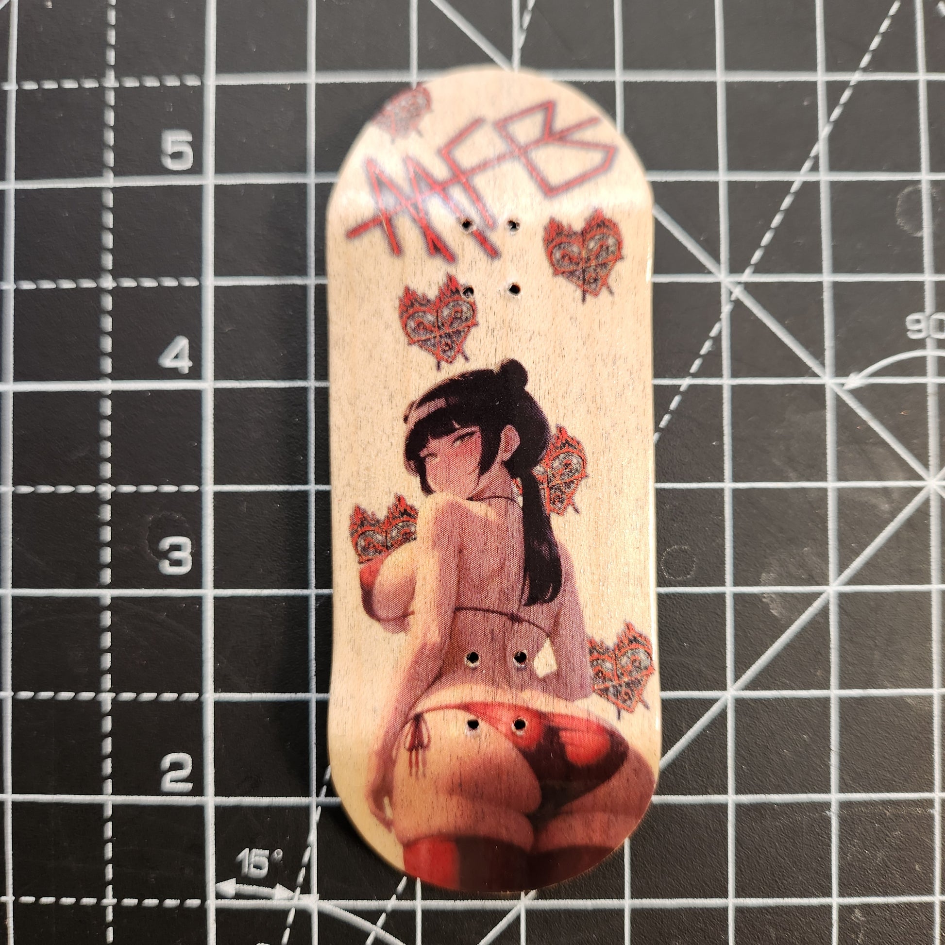 Beach Day Mai - 36mm Fingerboard Deck | TRADITION - Popsicle