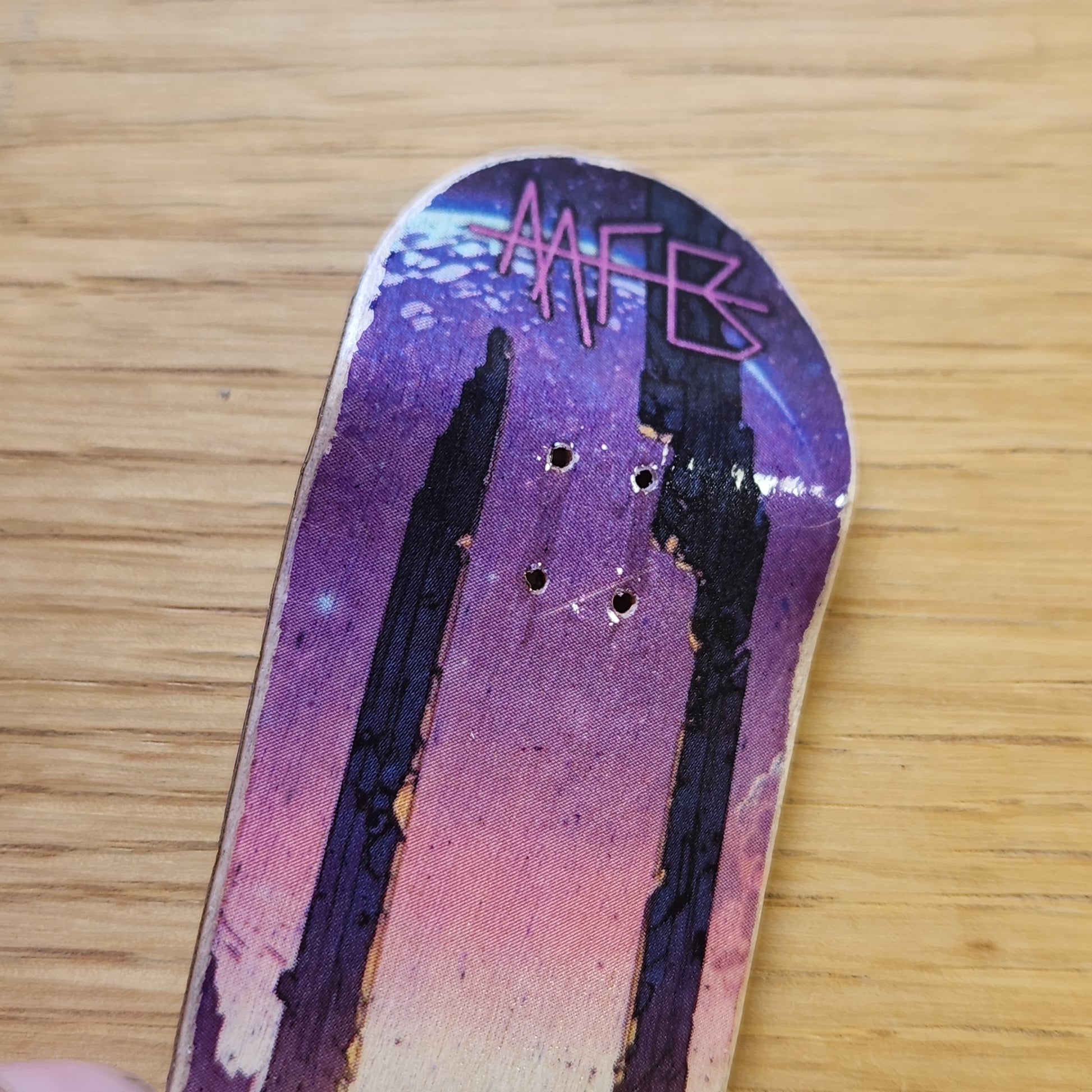 Other World Fingerboard Deck| 34mm OG POP - Popsicle
