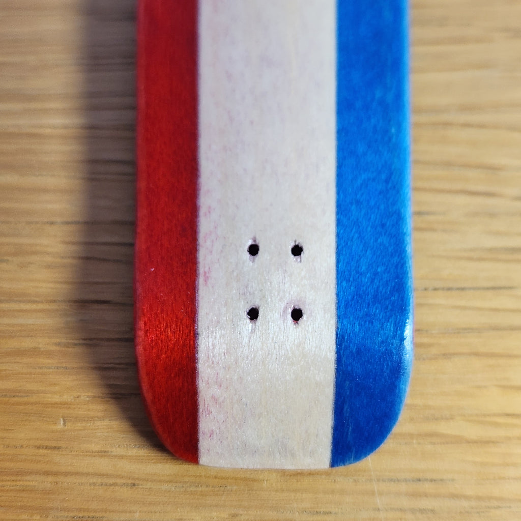 34mm Red, White & Blue Blank | TRADITION - The Brick