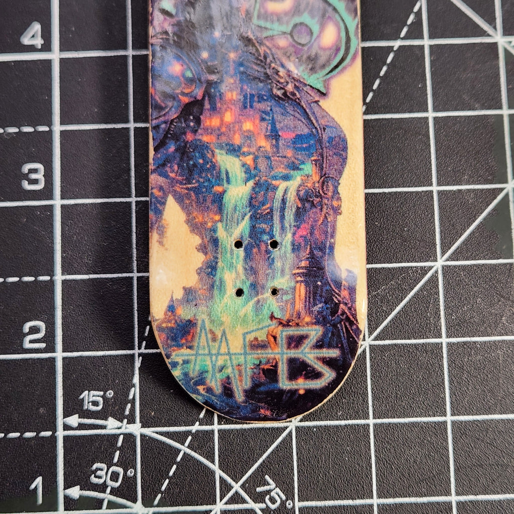 A Knight Proudly Wears Her Kingdom - 34mm Fingerboard Deck | OG POP - Popsicle