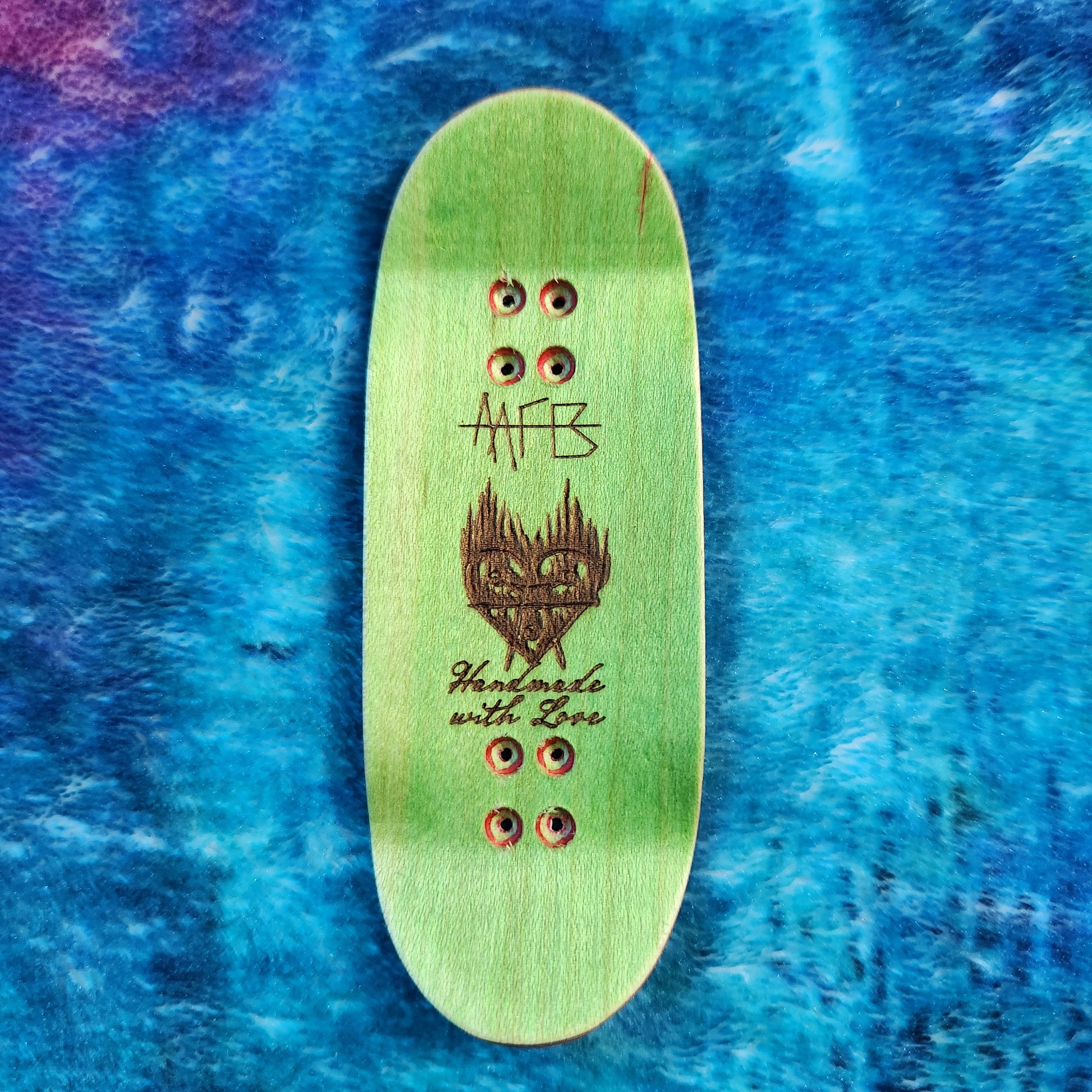 Beach Gal Pinup 1 - 36mm Fingerboard Blem Deck