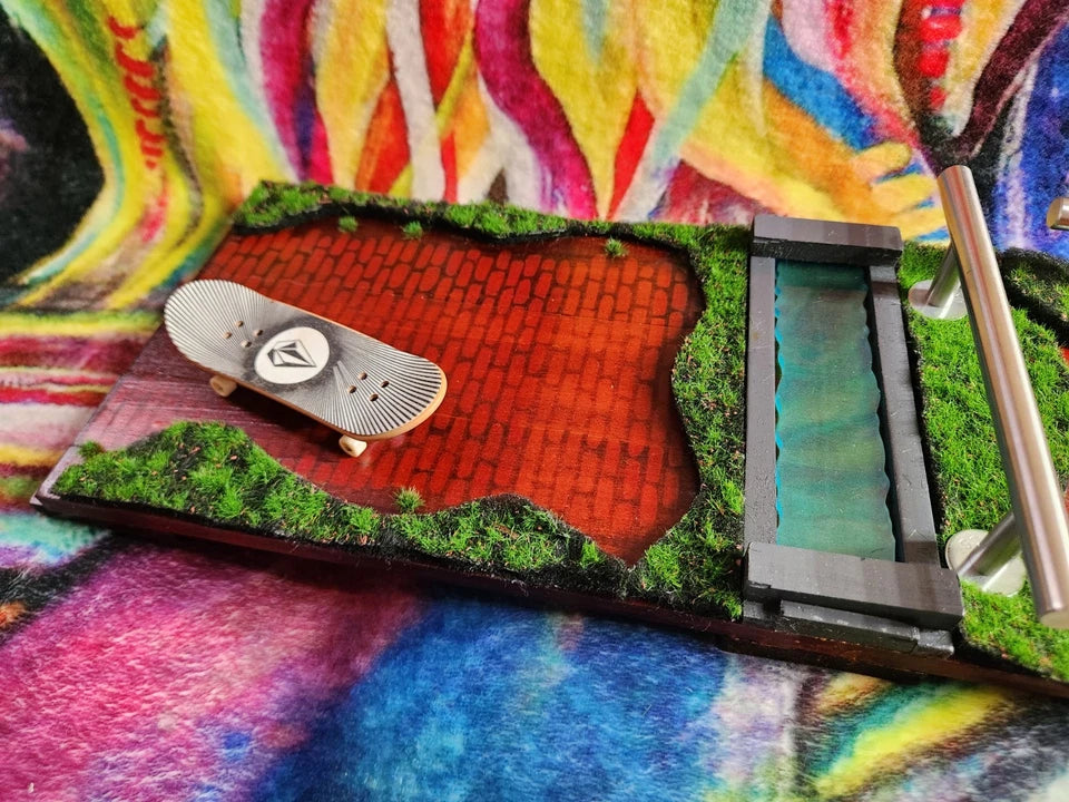 FOUNTAIN GAP | Handmade Fingerboard Obstacle Park Diorama #2
