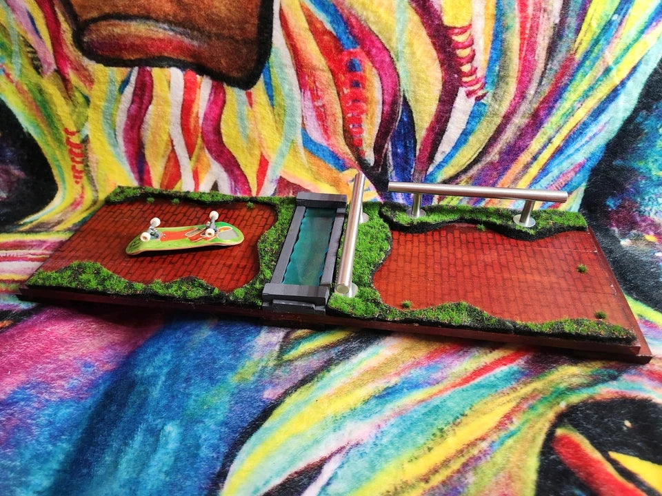 FOUNTAIN GAP | Handmade Fingerboard Obstacle Park Diorama #2